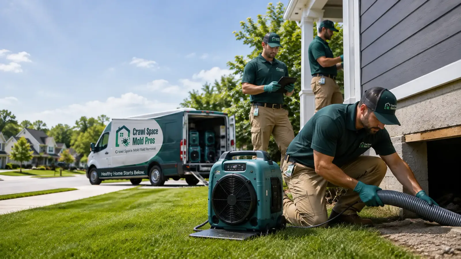 Crawl Space Mold Removal in Vader, WA